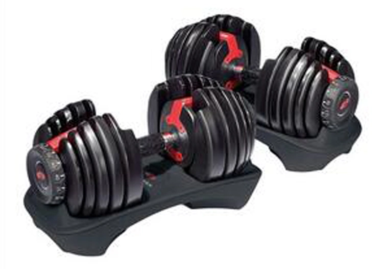 Hot Sale 52.5 Pound Adjustable Dumbbells Home Gym Exercise Workout 24 Kg Free Weights