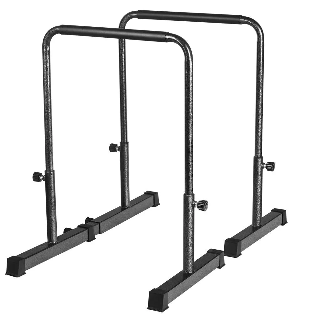 Sport Parallel Bars More Height Adjustment Barbell Stand Sports Equipment Fitness Exercise Arm Waist Muscle Strength Push up Training Tc-P030c