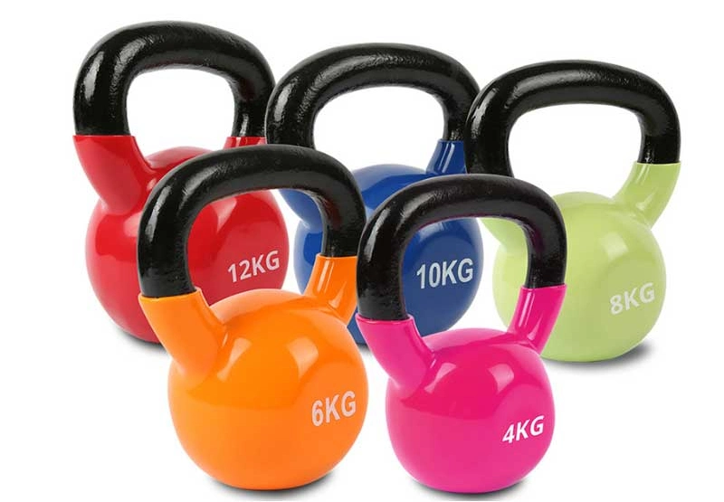 Professional Vinyl Coated Kettlebells Free Weights Manufacturer