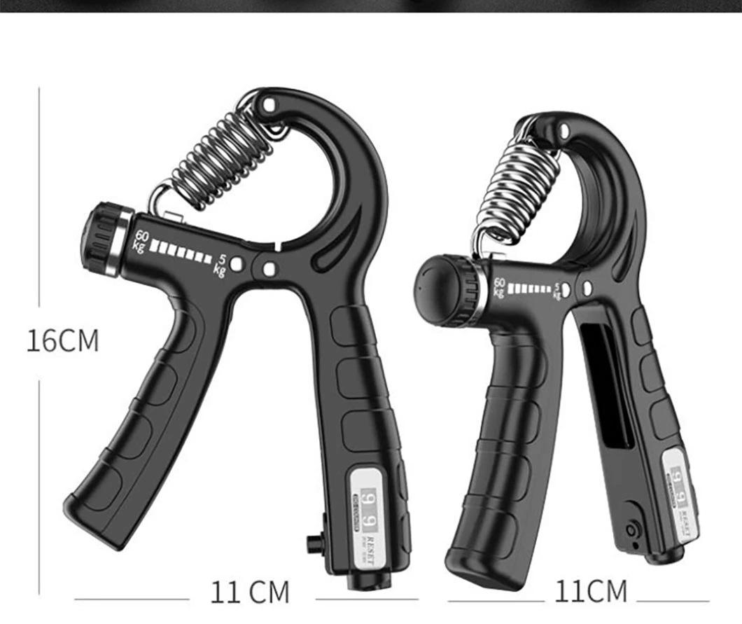 Hand Grip Strengthener Workout Kit (5 Pack) Forearm Grip Adjustable