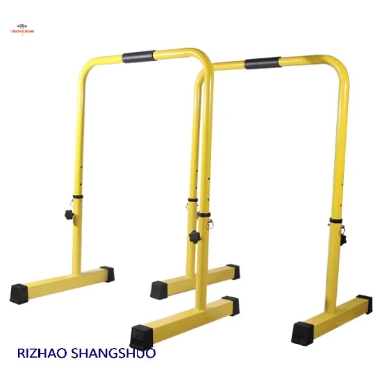 Barre DIP parallele orizzontali per interni per palestra Fitness Nuovo rivestimento antiscivolo da 12X24 pollici Barre DIP push-up verticali Supporti per parallele